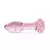Plug Anal Clear Rose Glass en internet