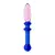 Dildo Vidrio Crystal Blue
