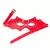 Antifaz Studded Red - Extasis Boutique Sexshop