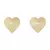 Cubrepezones Corazón Dorado - comprar en línea