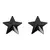 Cubrepezones Estrella Negra - comprar en línea