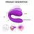 Vibrador Doble Estimulación Vebe Purple en internet