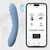 Imagen de Vibrador para Punto G Ava NEO Azul Controlado por APP Global By Svakom