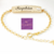 Pulseira Infantil Personalizada Nome Chapinha Chapa Coração Vazado Folheada Banhada Ouro 18k na internet