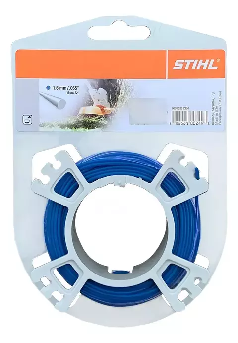 TANZA REDONDA 1.6 MM X 19 MTS AZUL STIHL COD.00009302334 - comprar online