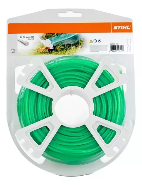 TANZA REDONDA 2 MM X 60 MTS VERDE STIHL COD.00009302336 - comprar online