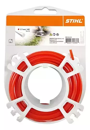 TANZA REDONDA 2.7 MM X 9 MTS ROJO STIHL COD.00009302341 - comprar online