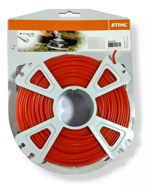 TANZA REDONDA 2.7 MM X 65 MTS ROJO STIHL COD.00009302423 - comprar online