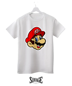 Remera Mario Bross Logo en internet