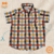 Camisa Infantil Xadrez Colorido Rústico – Manga Curta