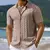 Camisa polo de malha de lazer de luxo leve masculina popular tricô na internet