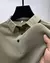 Nova Camisa Polo Retro Masculina solta oco De Manga Curta Malha Gelo Seda - Safira Store