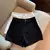 Shorts Cintura Alta A-Line - Safira Store