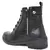 Bota Coturno Feminina Cano Curto Lisa com Ziper Lateral e Cadarço Salto Baixo Tratorado - comprar online