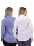 KIT Feminino 2 Peças - Camisa Social Premium Azul Cobalto - SingularPlace - Roupas, acessórios e eletrônicos