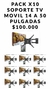 Pack x10 Soporte TV Movil 14 A 50 Pulgadas