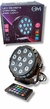 Luces DJ Fiesta Proton RGB 12 LEDs Par Control Remoto