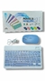 Teclado Y Mouse Inalambrico Bluetooth Ideal PC, Tablet, Celular, Smart TV