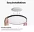 Lâmpada de teto Smart-LED 36W Tuya na internet