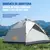 Barraca de Camping 3-4 Pessoas Impermeável, Anti-UV na internet