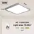 Lâmpada de teto Smart-LED 36W Tuya na internet