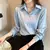 Camisa de chiffon manga longa - loja online