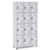 Roupeiro De 12 Portas – Pitão P/ Cadeado – Cinza Cristal – Chapa 26