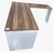Mesa L 25 mm – 1,50 m x 1,50 m – Sevilha Com Branco - comprar online