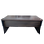 Mesa Reta 1,50 m x 70 cm – Tampo 40 mm – London Com Preto