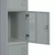 Roupeiro De 12 Portas – Pitão P/ Cadeado – Cinza Cristal – Chapa 26 - comprar online