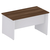 Mesa Reta 1 m x 60 cm – Tampo 25 mm – Sevilha Com Branco