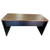 Mesa Reta 1 m x 60 cm – Tampo 25 mm – Nogal Com Preto - comprar online