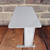 Mesa Reta Pé De Aço 1,20 m x 60 cm – 15 mm – Cinza Cristal na internet
