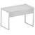 Mesa Reta Industrial 1,20 m x 60 cm – Tampo 25 mm – Branco Com Branco