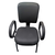 Cadeira Executiva Square Fixa Com Braços – Preto - comprar online