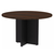 Mesa De Reunião Redonda 25 mm – 1,20 m – London Com Preto - comprar online