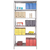 Estante De Aço 6 Prateleiras – Cinza Cristal – 1,98 m x 92 cm x 40 cm na internet