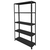 Estante De Aço 6 Prateleiras – 1,98 m x 92 cm x 27 cm – Preto - comprar online