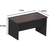 Mesa Reta 1 m x 60 cm – Tampo 25 mm – London Com Preto - comprar online