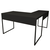 Mesa L Industrial – tampo 25 mm – 1,50 m x 1,50 m – Preto