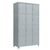 Roupeiro De 12 Portas – Pitão P/ Cadeado – Cinza Escuro – Chapa 26 - comprar online