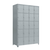 Roupeiro De 20 Portas – Pitão P/ Cadeado – Cinza Escuro – Chapa 26 - comprar online