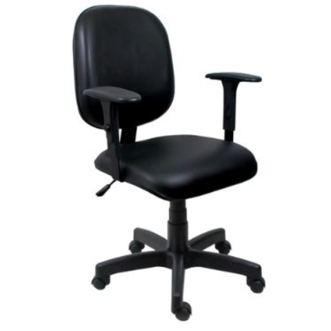 Cadeira Diretor Com Relax e Braço Regulável - Couro Ecológico Preto - comprar online
