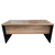 Mesa Reta 1,70 m x 70 cm – Tampo 40 mm – Sevilha Com Preto