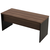Mesa Reta 1,50 m x 70 cm – Tampo 40 mm – Nogal Com Preto