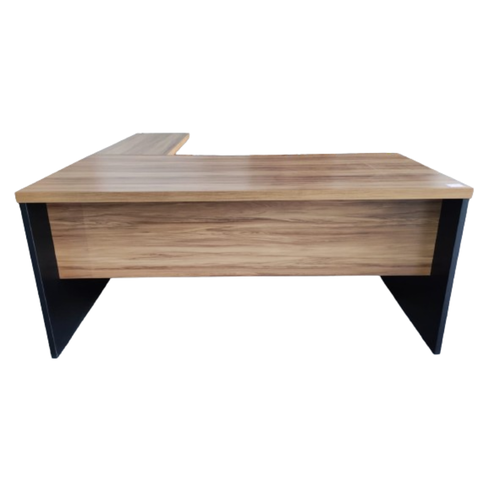 Mesa L Pé Painel - Tampo 40 mm - 1,50 m x 1,60 m - Sevilha Com Preto - comprar online