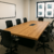 Mesa de Reunião 2 m x 1 m - 40 mm - Sevilha Com Preto - Porta Tomada - na internet