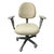 Cadeira Executiva Com Oblongo – Bege Com Cinza