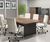Mesa de Reunião 2 m x 1 m – 40 mm – Nogal Com Preto - comprar online