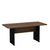 Mesa de Reunião 2 m x 1 m – 40 mm – Nogal Com Preto - ToqMóveis